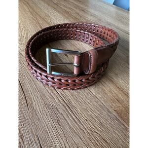 Fossil Men's Rhett Brown Leather Belt